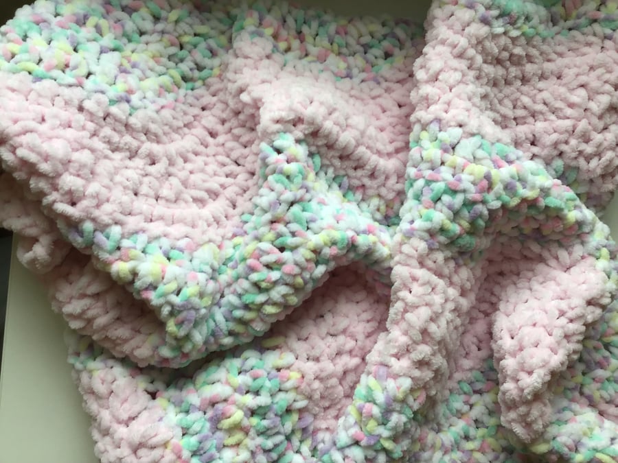 Marshmallow Pink Baby Blanket