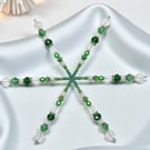 Snowflake Christmas Tree - Suncatcher - Decoration 