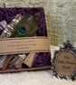 Selenite Wand Aura Cleansing Smudge Box