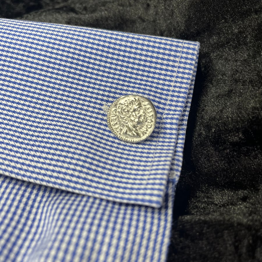 Caesar Augustus cufflinks
