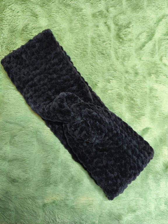 Black Headband Ear Warmer