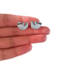 Sloth Stud Earrings - Handpainted - Jungle Earrings
