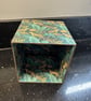 Green and gold leopard tissue box cover - Image 3