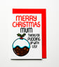 Funny Mum Christmas Card, Mum Christmas Pudding Card From Children  - Image 5