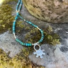 Sterling silver and turquoise Necklace