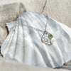 Birthstone Silver Gemstone Necklace
