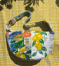 One of a Kind Handmade Slouchy Crescent Bag - Bel Tempo!