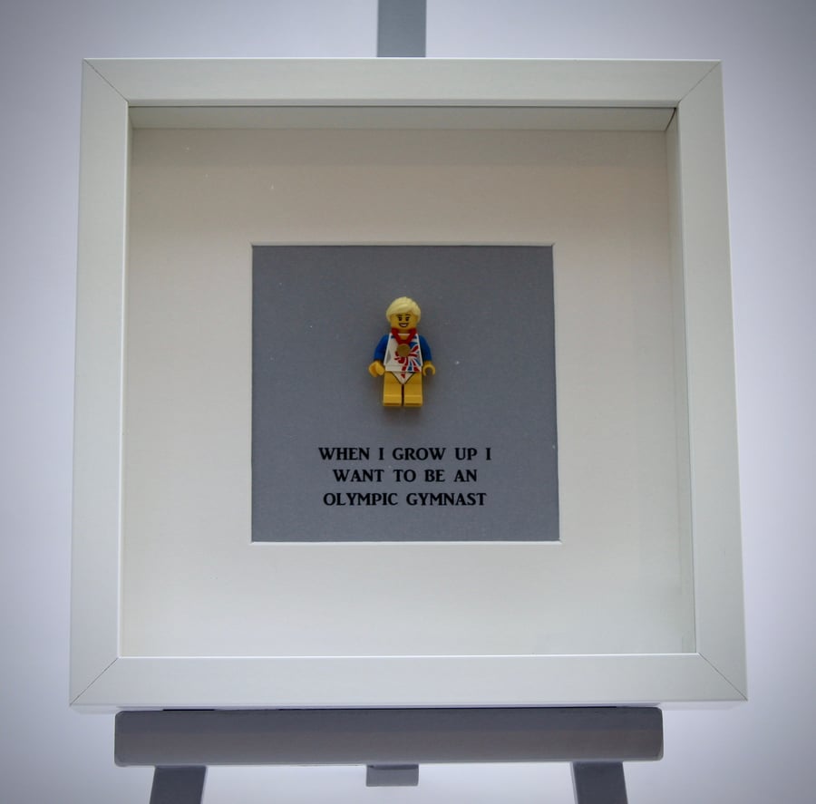 When I grow up I want to be An Olympic Gymnast  frame