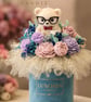 Handmade Flowerbox Candle Gift Elegant Soy Wax Decor Thoughtful Gift for Her Bea