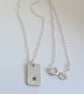Star Pendant, recycled sterling silver - Image 4