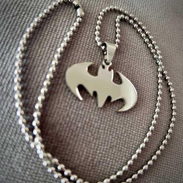 Batman Logo Superhero Unisex Pendant Necklace