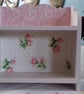 Wooden Bespoke Shelf Storage Unit made using Cath Kidston Rose Sprig and Emma Br - Image 1
