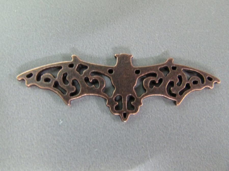 Copper Bat Connector Jewellery Charm Steampunk