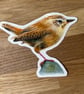 European Wren Sticker - Image 2
