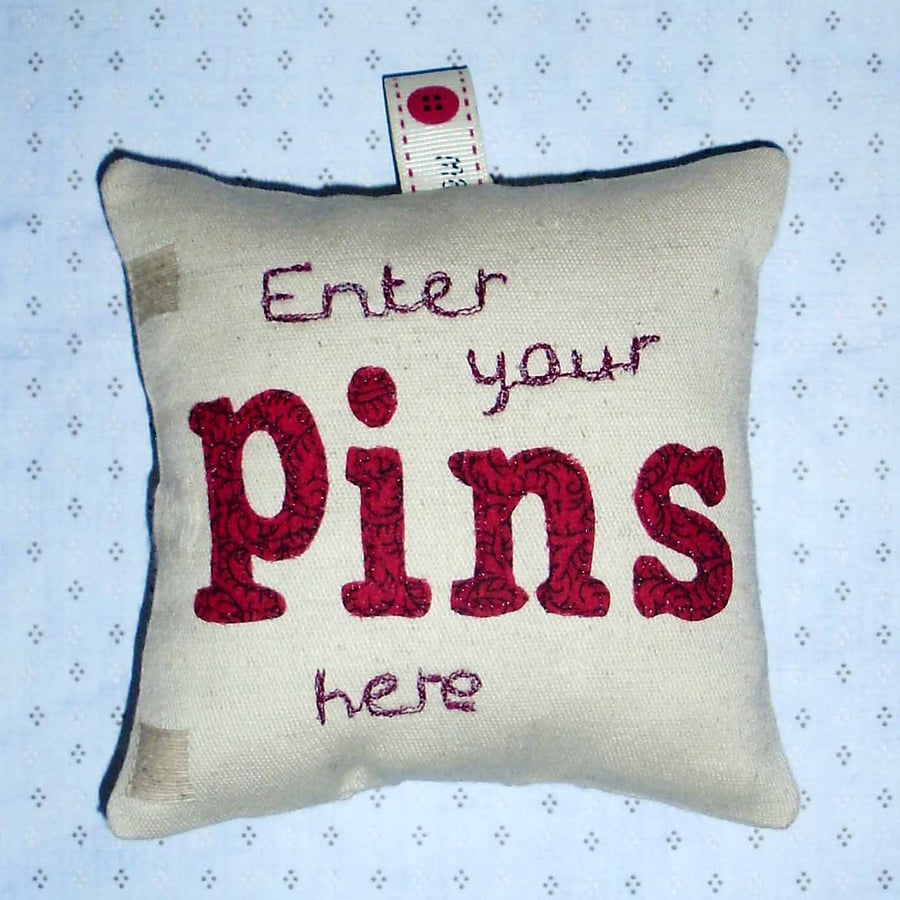 Fun Pincushion - enter your pins here