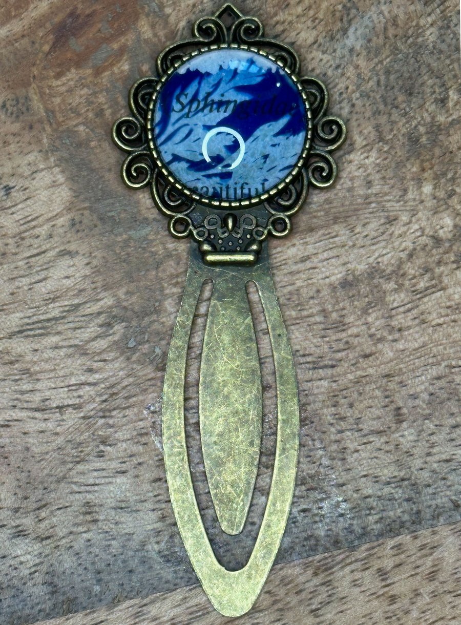 Metal cyanotype bookmark