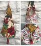 Floral Linen Peg Bag, Lined Storage Bag for Pegs - Image 6