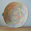 Rainbow Coiled Rope Bowl 