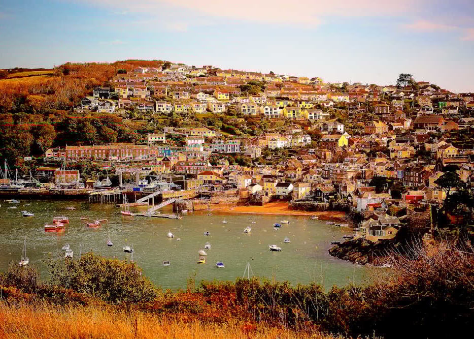 Picture of Polruan Village, Cornwall Photo Print