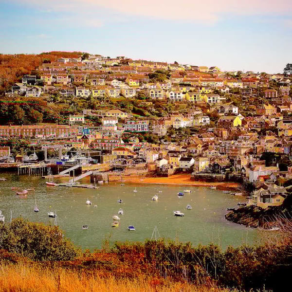 Picture of Polruan Village, Cornwall Photo Print