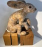 Large needle felted hare - made to order! - Image 6