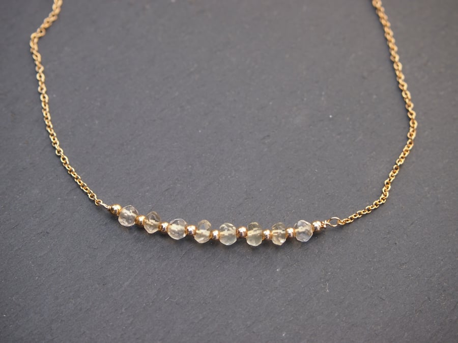 Citrine and gold "Abundance" bracelet