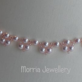 Charlotte - Pink Pearl necklace