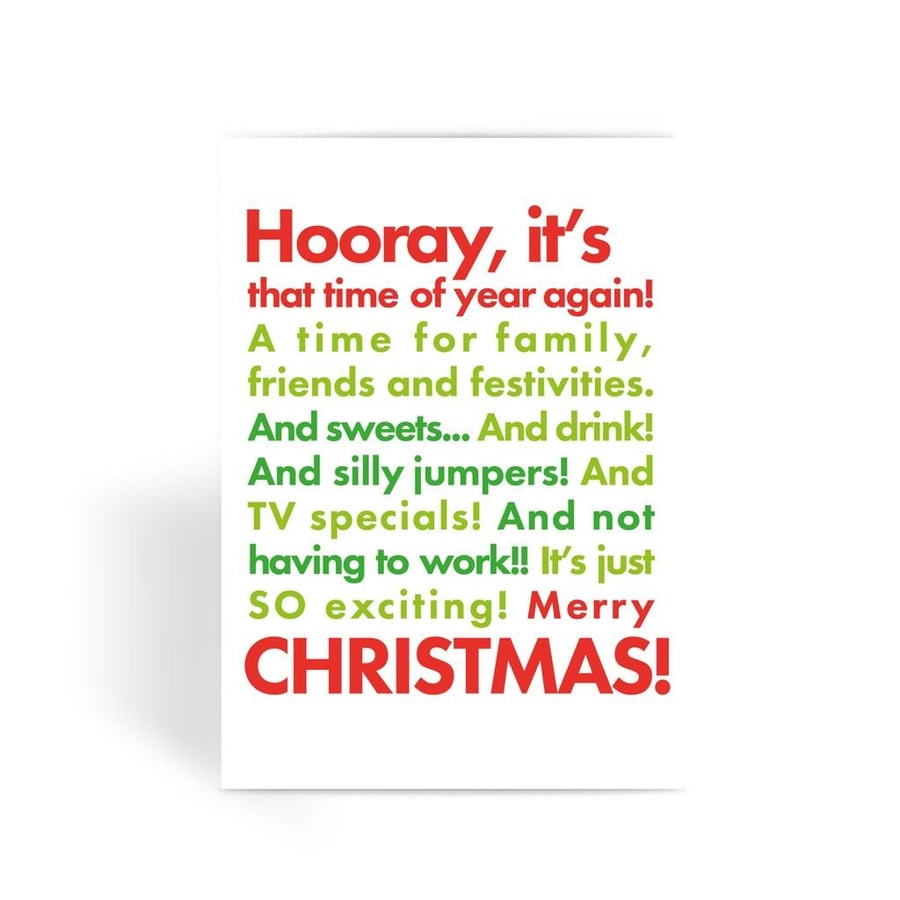 Funny Christmas card 
