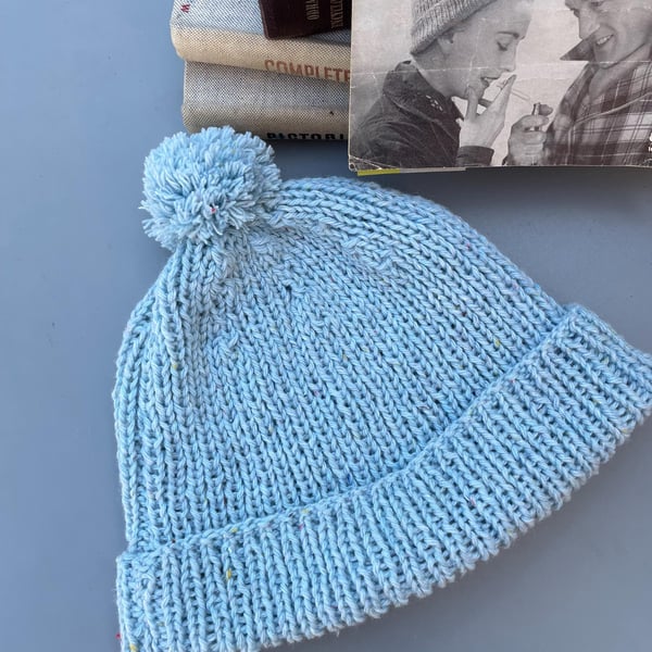 Ski-style 1940s vintage repro bobble hat