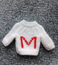 Fun Initialled Mini Christmas Jumper for the Christmas Tree  - Image 6