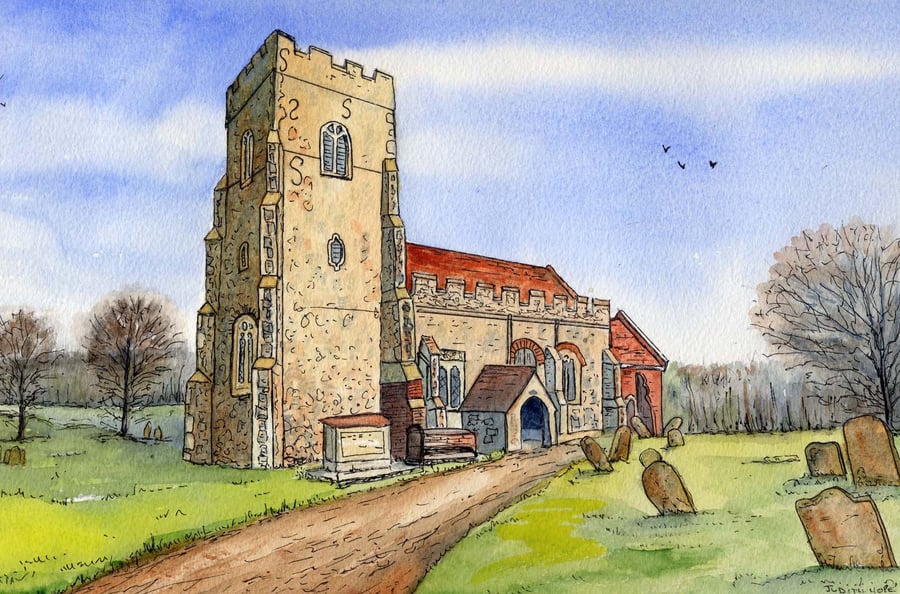 Essex - St Andrew's Church, Althorne - Prints and Cards