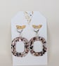 Rounded Edge Square Resin Earrings