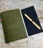 A6 Cork Journal in Olive Green - Image 3