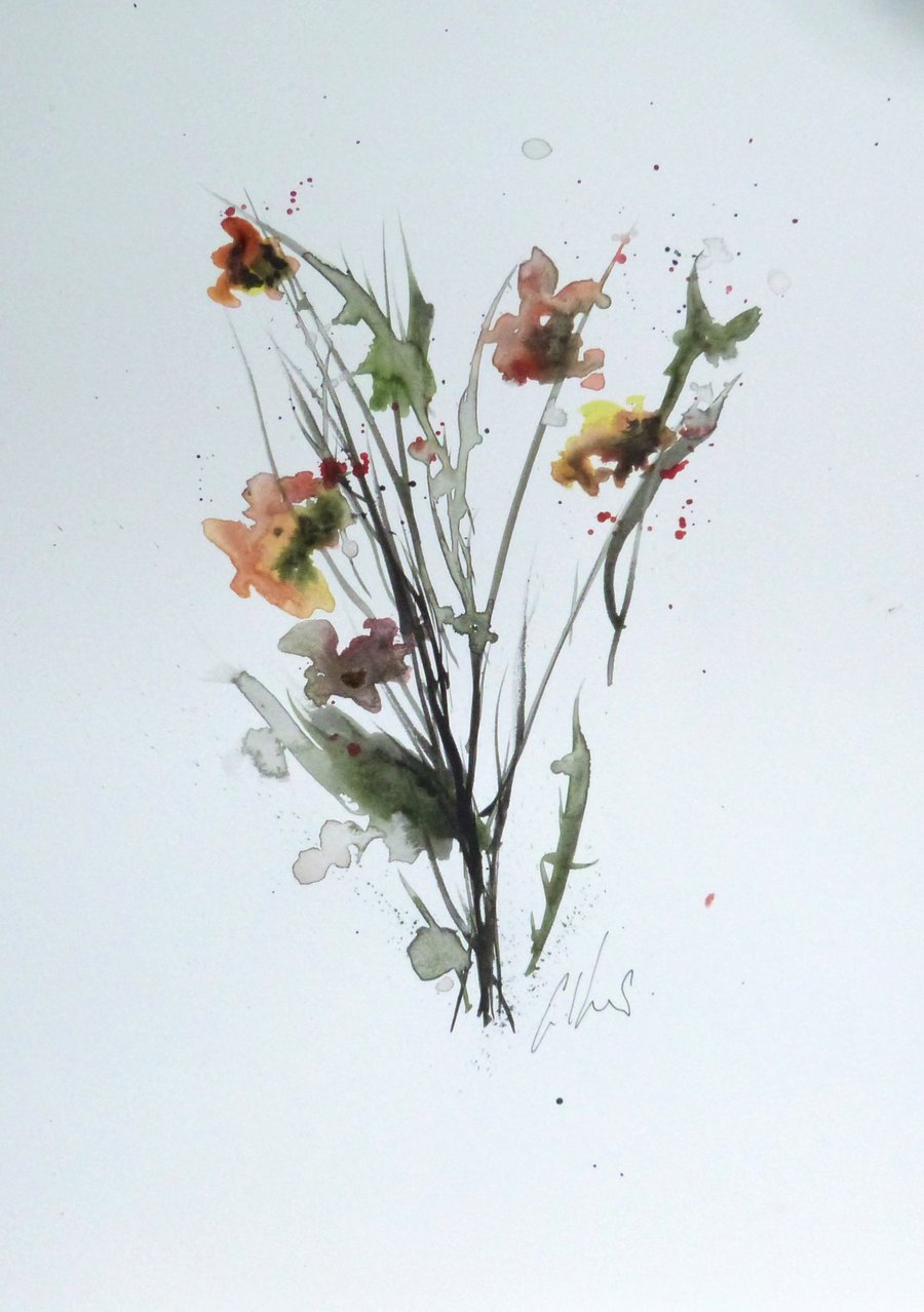 Wild, Original Watercolour Painting.