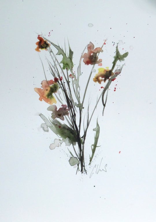 Wild, Original Watercolour Painting.