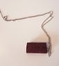 Retro Mini Bourbon Biscuit necklace OR keyring - handmade, unique, gift, cute - Image 2