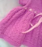 Baby's Knitted Dress with a Full Skirt, Baby Shower Gift, Prem Sizes Available - Image 4