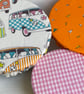 Reusable bowl covers - set of three. Camper vans, and checks - Image 2