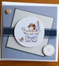 New Baby Boy Card - Congratulations It's A Boy - Image 1