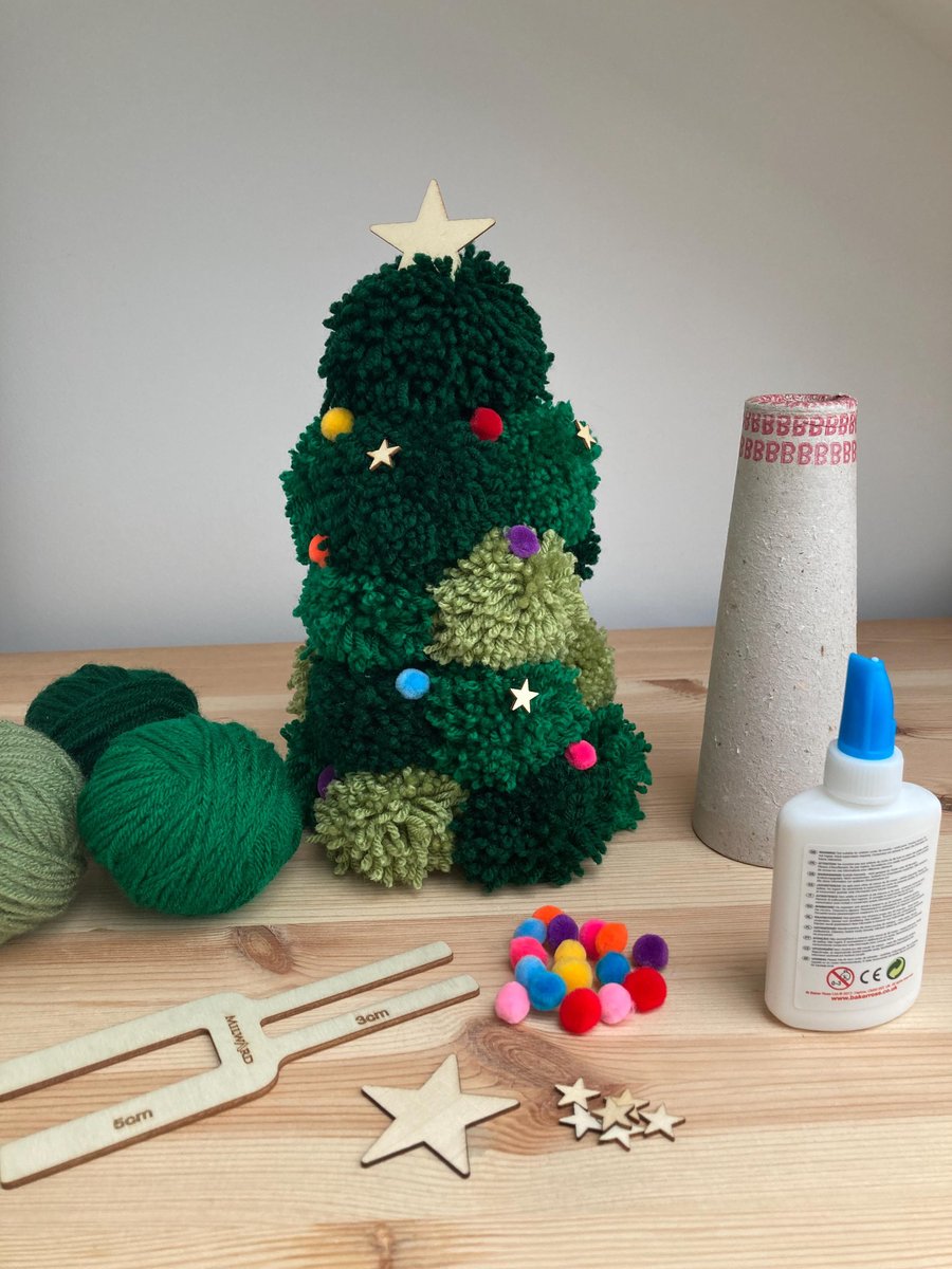 Pompom Christmas Tree - Eco Craft Kit