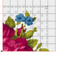 207A - Victorian Flowers The Pink Rose cross stitch pattern (PDF counted chart) - Image 7