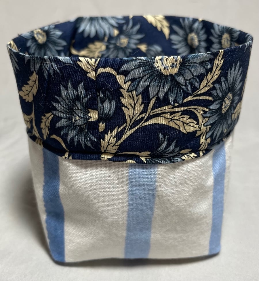 Mini fabric storage tub