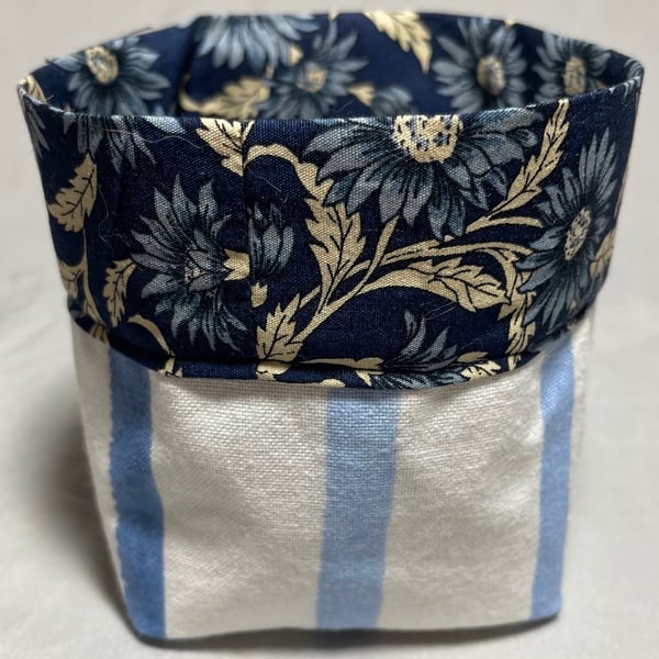 Mini fabric storage tub
