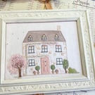 Cotswold Cottage Embroidery Kit. 