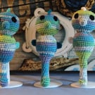 Crochet seahorse 