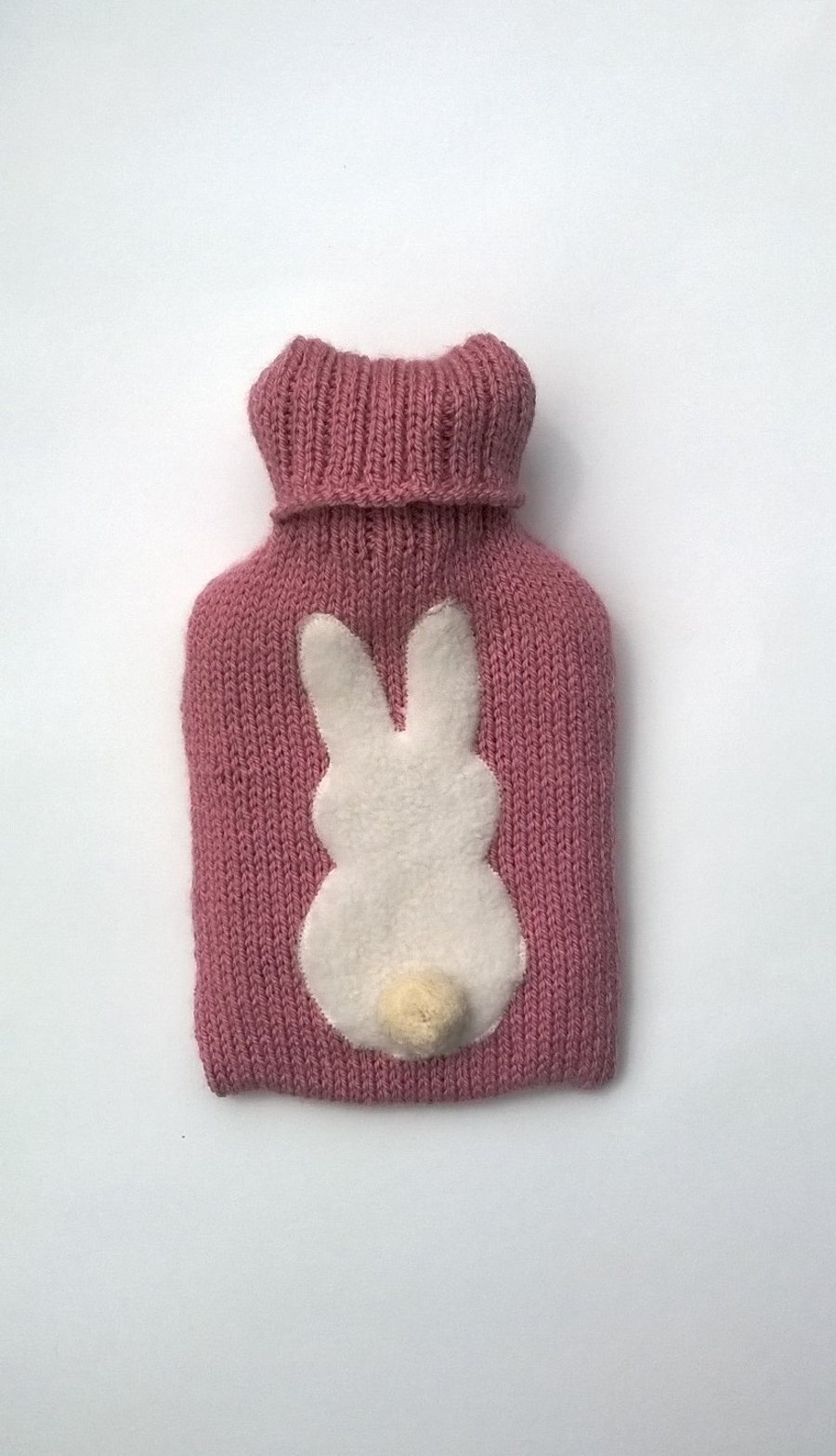 Hot water Bottle Cover - pink bunny
