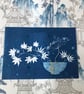Kintsugi Botanical Cyanotype Art, Original Art, Japanese themed Artwork - Image 9
