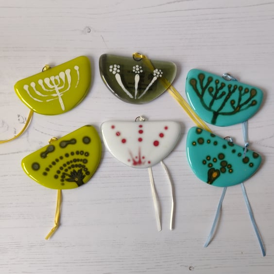 Abstract Floral Suncatcher Perfectly Imperfect