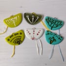 Abstract Floral Suncatcher Perfectly Imperfect