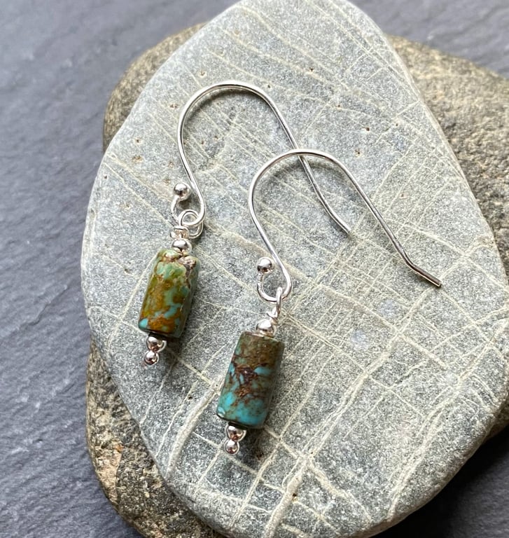 Turquoise & Sterling Silver Earrings